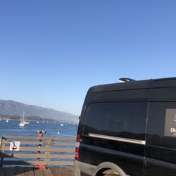 Backyard Bistros - Van parked on Stearns Wharf