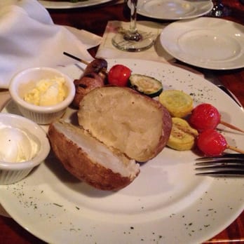 Bittersweet Farm - Vegetable skewer with baked potato - American Near Me - Westport, Massachusetts