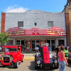 Strand Theatre - Front of the Strand Theater during the Paw Paw Car Show.