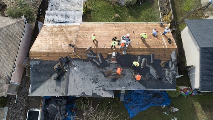 Slide of Harbert Roofing