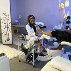 Touched With Passion - A nice foot detoxing and massage can help any many ways... pedicure,foot detoxing,private massages