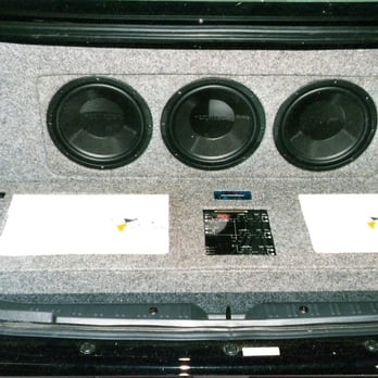 Custom Audio - Custom system with three 12" Image Dynamic Subwoofers and 2 Crossfire Amps - Car Stereo Installation Near Me Custom Audio - Custom system with three 12" Image Dynamic Subwoofers and 2 Crossfire Amps - Car Stereo Installation Near Me