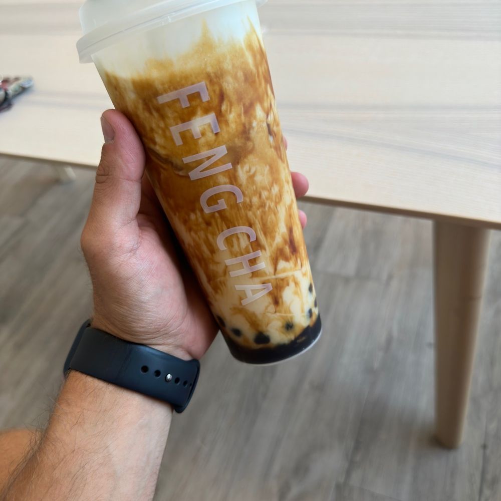 Crème brûlée dirty Boba Crème brûlée dirty Boba