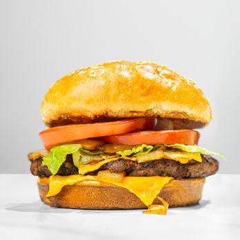 Gyro King - Cheeseburger made up of homemade ground beef patties with cripsy onions & cheese - Mediterranean Near Me - New York, New York Gyro King - Cheeseburger made up of homemade ground beef patties with cripsy onions & cheese - Mediterranean Near Me - New York, New York