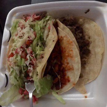 Taqueria Sinaloense - My to go order with two tacos missing other ingredients. - Mexican Near Me - Palm Desert, California Taqueria Sinaloense - My to go order with two tacos missing other ingredients. - Mexican Near Me - Palm Desert, California
