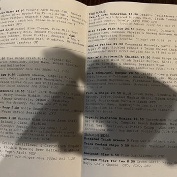 L Mulligan Grocer - Menu - Pubs Near Me - Dublin, D L Mulligan Grocer - Menu - Pubs Near Me - Dublin, D