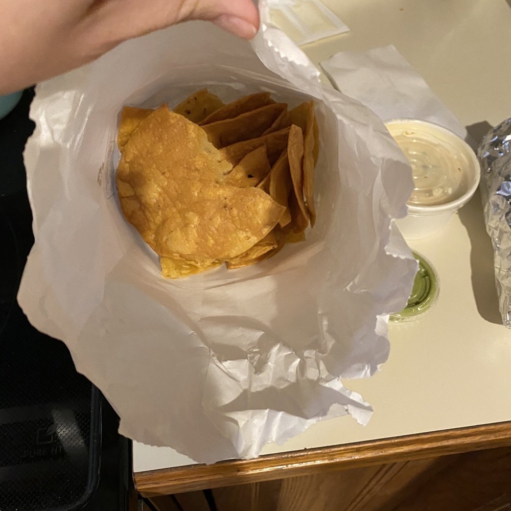 La Taquiza - Amount of chips for order of chips and queso and chips and salsa, in a small bag. Minus the one stale one I ate in the car. - Mexican Near Me - Lexington, Kentucky La Taquiza - Amount of chips for order of chips and queso and chips and salsa, in a small bag. Minus the one stale one I ate in the car. - Mexican Near Me - Lexington, Kentucky