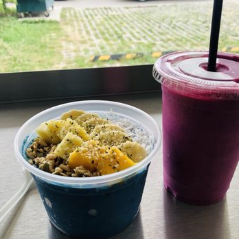 Hel-The - Blue Majik bowl and delicious smoothie - Vegan Near Me - Tijuana, BCN
