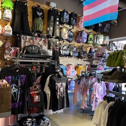 Hot Topic - school shopping at Hot Topic! The kid loves it here!