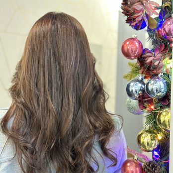 Brian Guy Studio 14 - Loving my new chocolate brown colored hair! - Hair Stylists Near Me - Irvine, California
