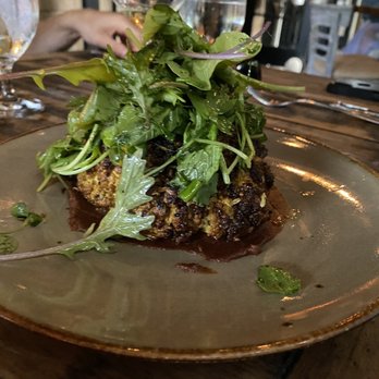 American Seasons - Cauliflower with greens over a bbq savory sauce perfect for vegetarians - New American Near Me - Nantucket, Massachusetts American Seasons - Cauliflower with greens over a bbq savory sauce perfect for vegetarians - New American Near Me - Nantucket, Massachusetts