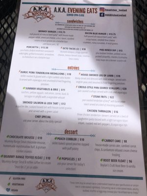 Menu photo 3 A.K.A Kitchen  Loveland, CO