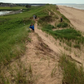 PEI National Park - The dunes separate the ocean from the forest and the lake. - Parks Near Me PEI National Park - The dunes separate the ocean from the forest and the lake. - Parks Near Me