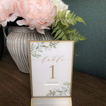 Aria Printing & Shipping - Wedding table number in frame. (I haven't removed the protective film covering from the frame, so sign is not as clear.) - Graphic Design Near Me - Fremont, California Aria Printing & Shipping - Wedding table number in frame. (I haven't removed the protective film covering from the frame, so sign is not as clear.) - Graphic Design Near Me - Fremont, California