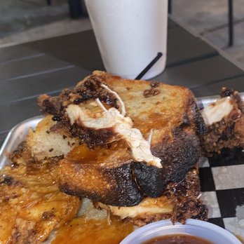 The Yardery - Burnt toast & Fried Chicken (Honey Hot Sauce) - American Near Me - Sanford, Florida The Yardery - Burnt toast & Fried Chicken (Honey Hot Sauce) - American Near Me - Sanford, Florida