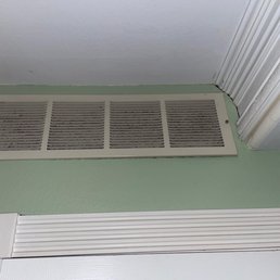 Gross, dusty, dirty air intake vent. Gross, dusty, dirty air intake vent.
