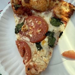 Polito's Pizza - A slice of Large Spinach Feta Pizza