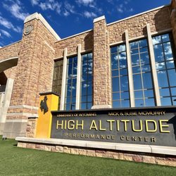 War Memorial Stadium - High Altitude Performance Center is Wyoming's athletic field house. It's located next to the end zone at War Memorial Stadium.