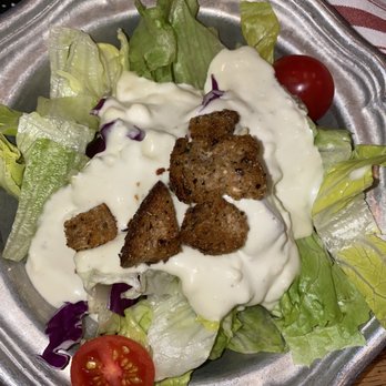 Miller's Pub - House salad with bleu cheese dressing - American Near Me - Chicago, Illinois Miller's Pub - House salad with bleu cheese dressing - American Near Me - Chicago, Illinois
