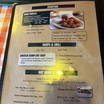Tony Packo's - Menu - Hot Dogs Near Me - Toledo, Ohio Tony Packo's - Menu - Hot Dogs Near Me - Toledo, Ohio
