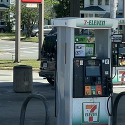 7-Eleven - Looking at the fuel pumps...