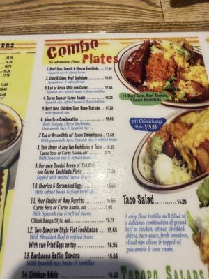 Menu photo 1 Guillermo's Double L Restaurant Tucson, AZ Menu photo 1 Guillermo's Double L Restaurant Tucson, AZ