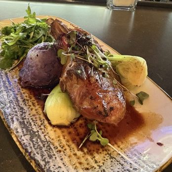 Nanea Restaurant - Honey glazed pork chop - Asian Fusion Near Me - Princeville, Hawaii Nanea Restaurant - Honey glazed pork chop - Asian Fusion Near Me - Princeville, Hawaii