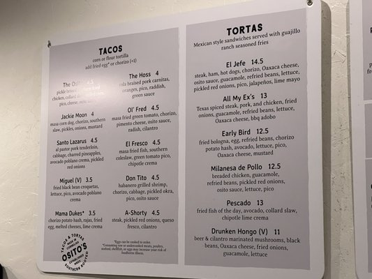 Menu photo 4 Osito’s Tacos & Tortas Cornelius, NC Menu photo 4 Osito’s Tacos & Tortas Cornelius, NC