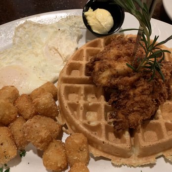 Bay Local Eatery - Chicken and Belgian waffle. - Breakfast & Brunch Near Me - Virginia Beach, Virginia