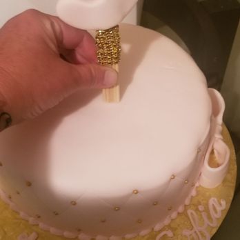 Sugar Rush - This is big gold "S" I ordered & how it "should" be placed. Could have worked if it was more artistic & not so elementary & unsymmetrical. - Bakeries Near Me - Pearland, Texas Sugar Rush - This is big gold "S" I ordered & how it "should" be placed. Could have worked if it was more artistic & not so elementary & unsymmetrical. - Bakeries Near Me - Pearland, Texas