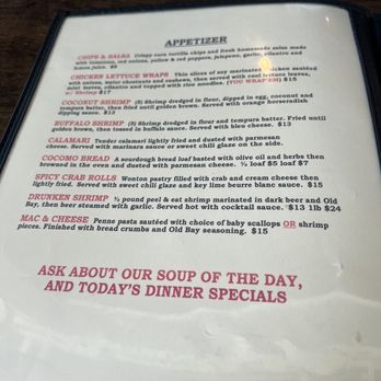 Cocomo's Grill - Food Menu - Seafood Near Me - Marco Island, Florida Cocomo's Grill - Food Menu - Seafood Near Me - Marco Island, Florida