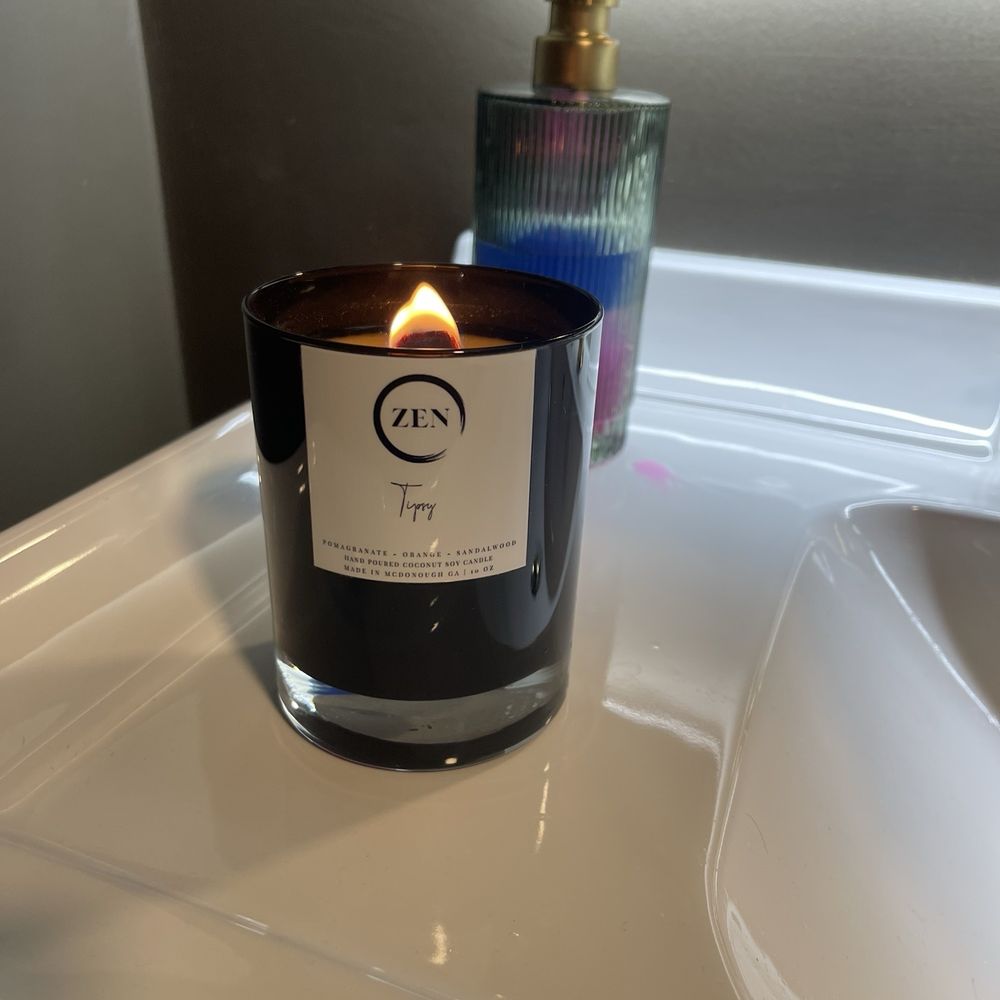 Pandora On The Square - Candle in the bathroom. Decor - Southern Near Me - McDonough, Georgia