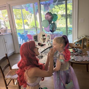 Fairytale Princess Party Events - Birthday girl hair and makeuo - Party Characters Near Me