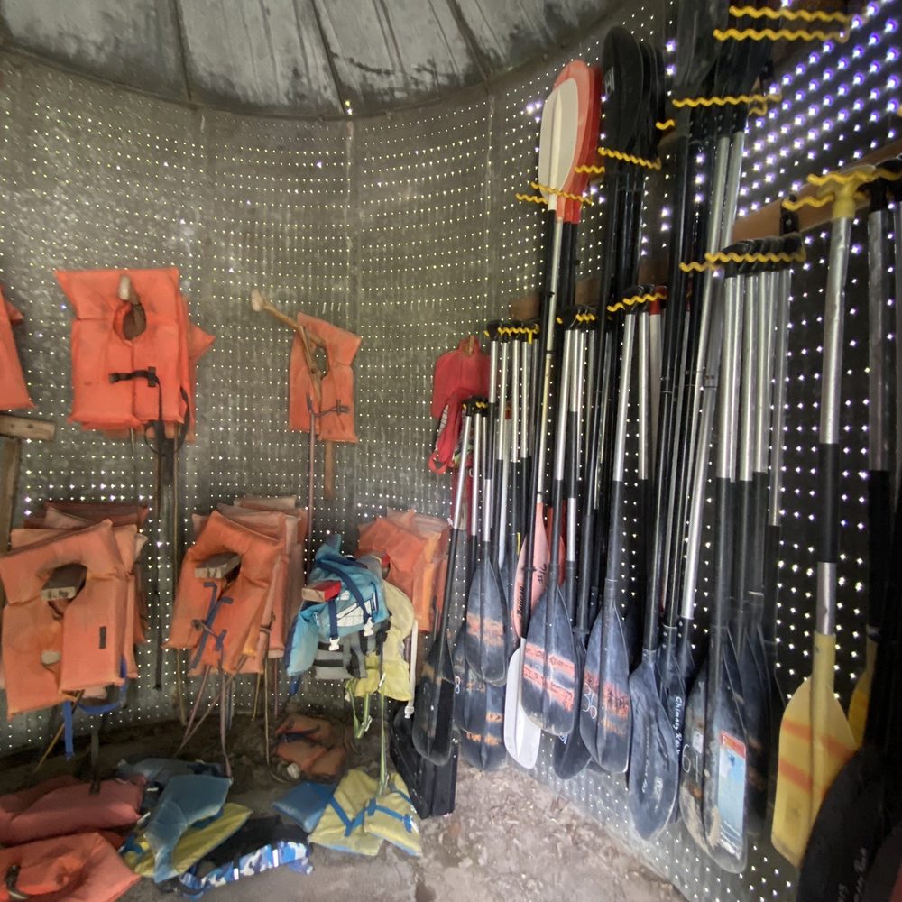 Chimney Rock Campground - Paddle and life jacket storage - Campgrounds Near Me - Cresco, Iowa
