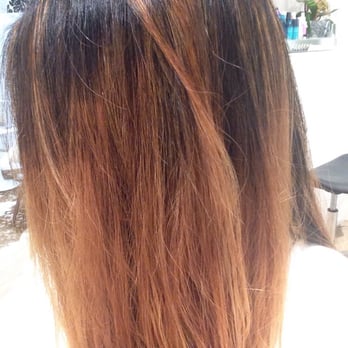 Studio A Salon - Completely un-blended lines of demarcation. I had six inches of virgin hair roots, so these lines are well into my virgin hair. - Hair Salons Near Me - Houston, Texas Studio A Salon - Completely un-blended lines of demarcation. I had six inches of virgin hair roots, so these lines are well into my virgin hair. - Hair Salons Near Me - Houston, Texas