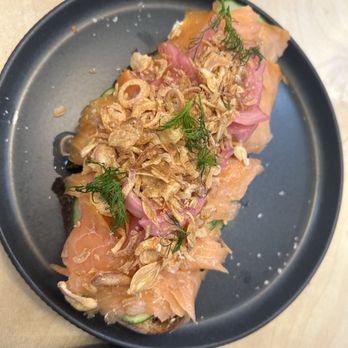 Renegade By Devout Coffee - Smoked Salmon Toast - Coffee & Tea Near Me - Fremont, California Renegade By Devout Coffee - Smoked Salmon Toast - Coffee & Tea Near Me - Fremont, California