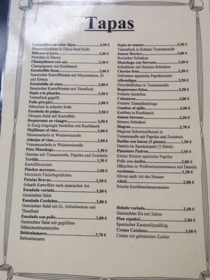 Menu photo 5 Restaurant Meson El Cordobes Cologne, NW