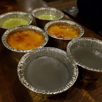Kinkaku Izakaya - Matcha pudding, creme brulee and black sesame pudding! - Japanese Near Me - Kitchener, Ontario Kinkaku Izakaya - Matcha pudding, creme brulee and black sesame pudding! - Japanese Near Me - Kitchener, Ontario