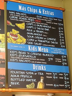 Menu photo 5 Una Más Mexican Grill Sunnyvale, CA Menu photo 5 Una Más Mexican Grill Sunnyvale, CA