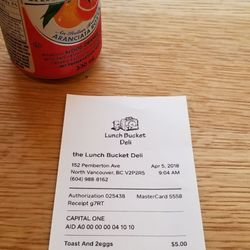 The Lunch Bucket Deli - That's how I roll for breakfast