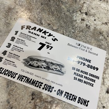 Franky’s Banh Mi - Menu - Vietnamese Near Me - Saskatoon, Saskatchewan Franky’s Banh Mi - Menu - Vietnamese Near Me - Saskatoon, Saskatchewan