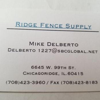 Ridge Fence Supply
