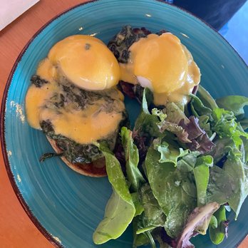 Flamingo Deck - Truffle Spinach Benedict - New American Near Me - San Diego, California Flamingo Deck - Truffle Spinach Benedict - New American Near Me - San Diego, California