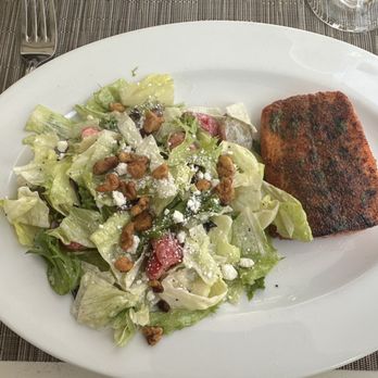 Ocean Prime - Blackened Salmon Salad dinela lunch menu - Seafood Near Me - Beverly Hills, California