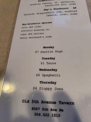 Old Fifth Avenue Tavern by null