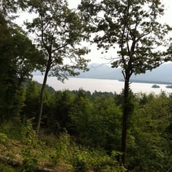Saddle Up Stables - View of Lake George from trail (you can take cameras at your own risk - if you drop it, too bad!)