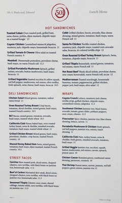 Menu photo 4 Cafe 501 Edmond, OK