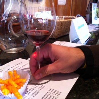 Three Sisters Vineyards - Fat Boy Red is their snack food wine. They pair it with Cheetos. And yes, it works! - Wineries Near Me - Dahlonega, Georgia Three Sisters Vineyards - Fat Boy Red is their snack food wine. They pair it with Cheetos. And yes, it works! - Wineries Near Me - Dahlonega, Georgia