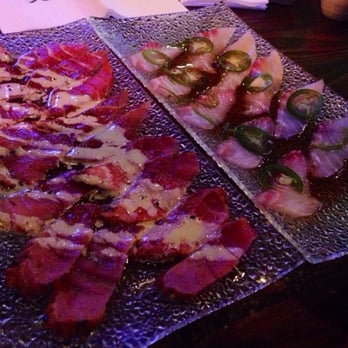 Sushi X II - Peppered tuna and jalapeño red snapper - Sushi Bars Near Me - Stamford, Connecticut Sushi X II - Peppered tuna and jalapeño red snapper - Sushi Bars Near Me - Stamford, Connecticut