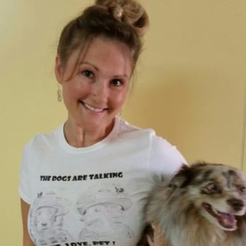 Live Love Pet - Live.Love.Pet!'s Owner & Certified Pet Stylist Krystal holding Jameson. - Pet Groomers Near Me - Honolulu, Hawaii Live Love Pet - Live.Love.Pet!'s Owner & Certified Pet Stylist Krystal holding Jameson. - Pet Groomers Near Me - Honolulu, Hawaii